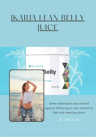 Ikaria Lean Belly Juice