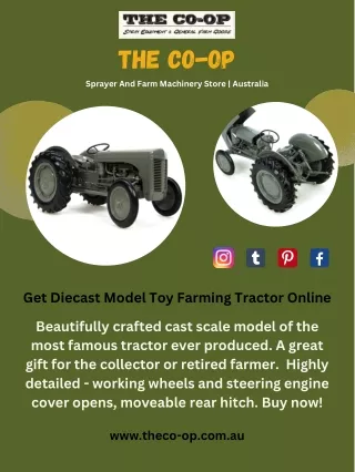 Get Diecast Model Toy Farming Tractor Online - THE CO-OP