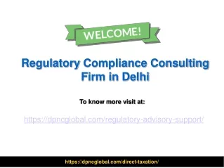 regulatory compliance consulting firm in delhi