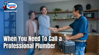 When You Need to Call a Professional Plumber | Rooter Hero Plumbing & Air