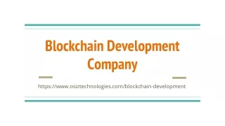 blockchain development company