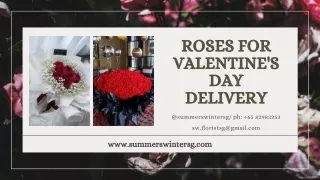 Buy Roses for Valentine's Day Delivery in singapore - Summer's Winter