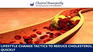 lifestyle change tactics to reduce cholesterol
