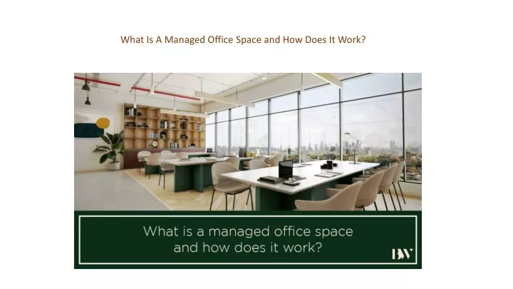 what is a managed office space and how does