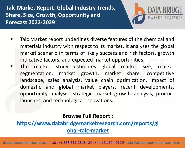 talc market report global industry trends share