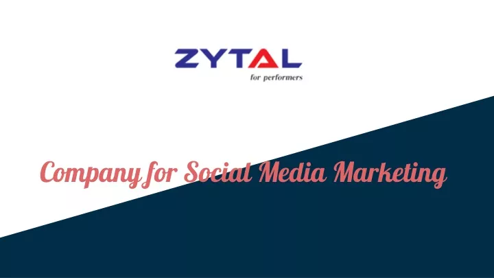 company for social media marketing