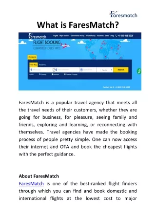 what is faresmatch