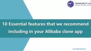 10 Essential features that we recommend including in your Alibaba clone app