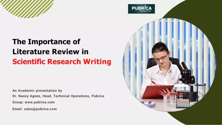 the importance of literature review in scientific research writing