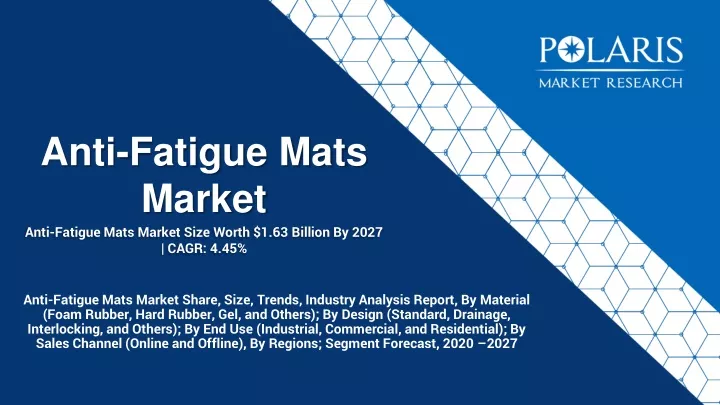 anti fatigue mats market size worth 1 63 billion by 2027 cagr 4 45