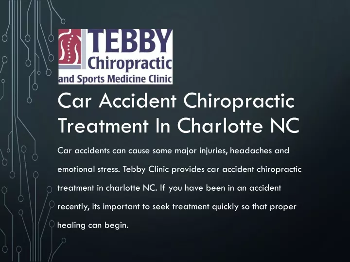 car accident chiropractic treatment in charlotte nc