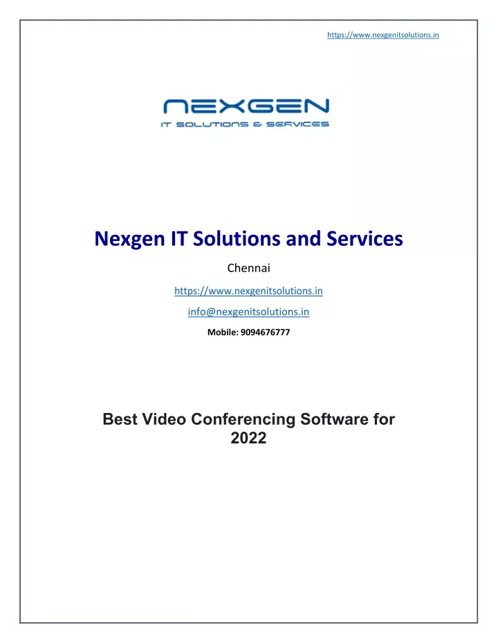 https www nexgenitsolutions in