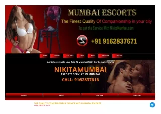 Mumbai escorts | Book Top Escorts Service in Mumbai