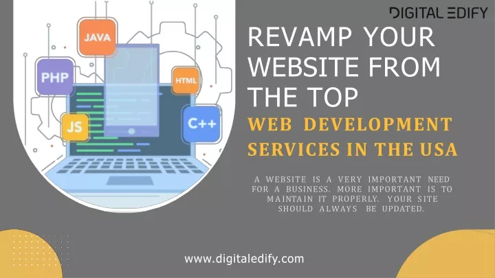 revamp your website from the top