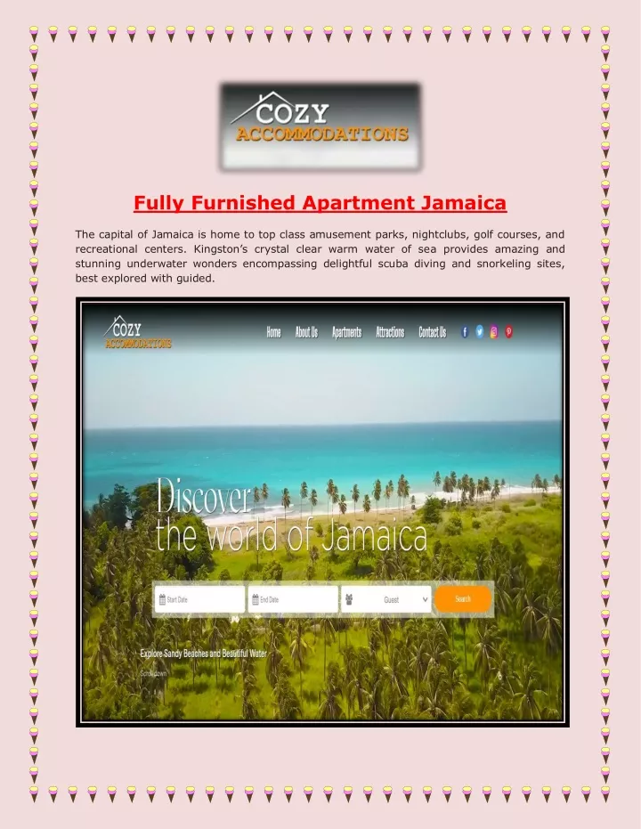 fully furnished apartment jamaica