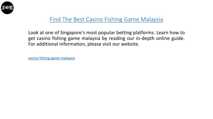 find the best casino fishing game malaysia