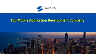 top mobile application development company