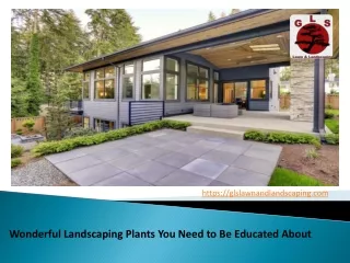 Wonderful Landscaping Plants You Need to Be Educated About