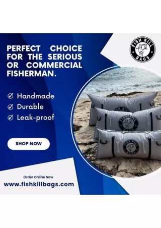 Order Now Our Best Insulated Fish Kill Bag on Sale | USA