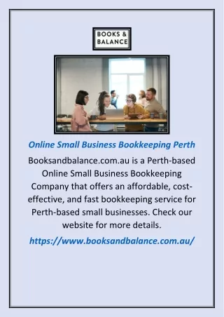 Online Small Business Bookkeeping Perth | Booksandbalance.com.au