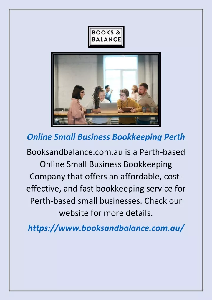online small business bookkeeping perth