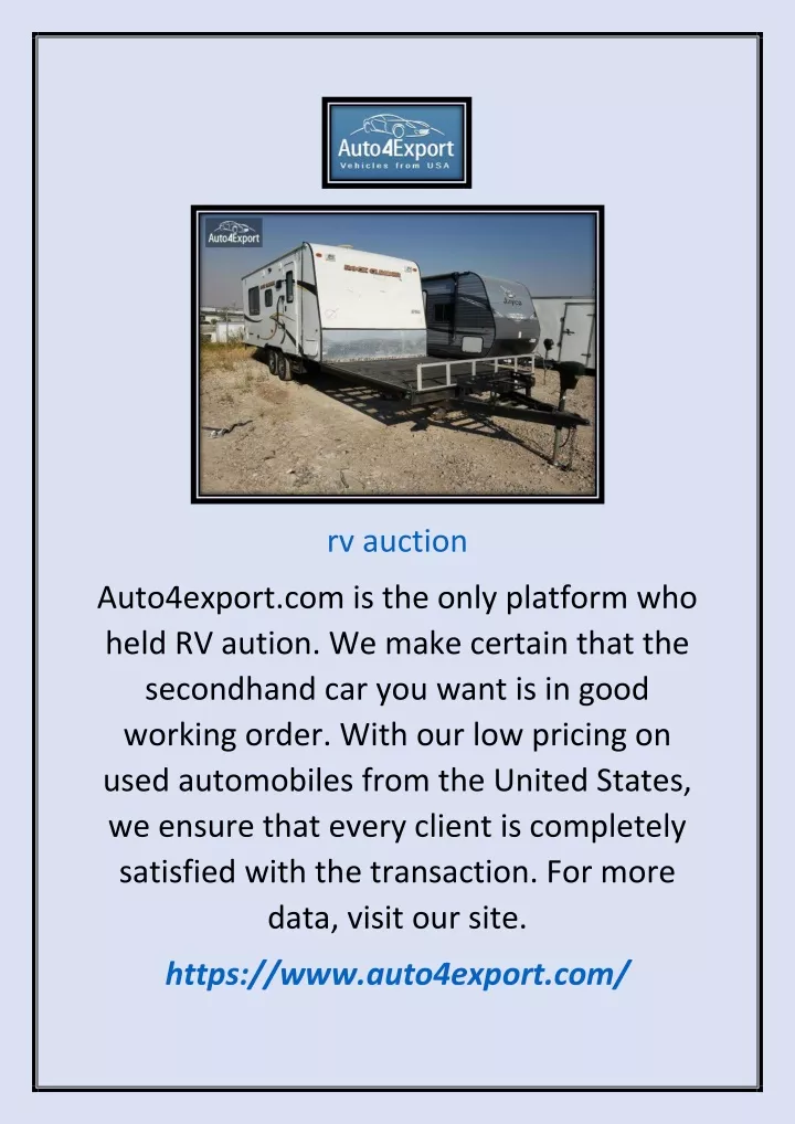 rv auction