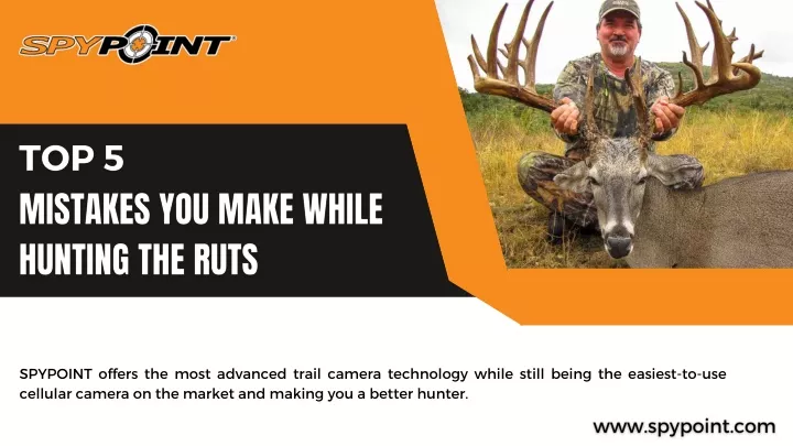 spypoint offers the most advanced trail camera
