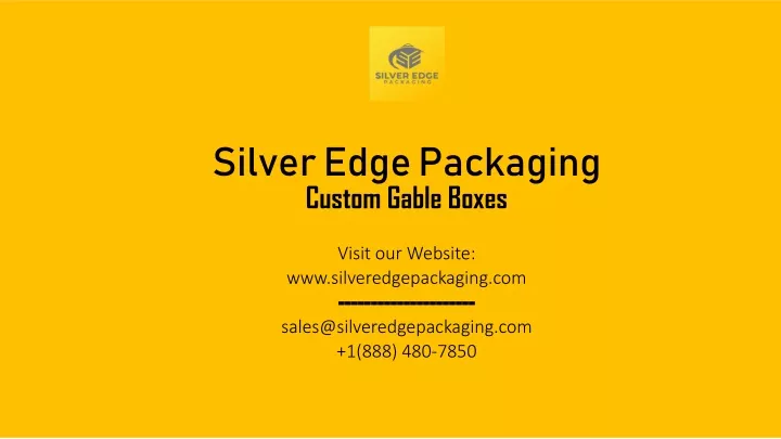 silver edge packaging