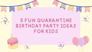 What to do in a virtual birthday party?
