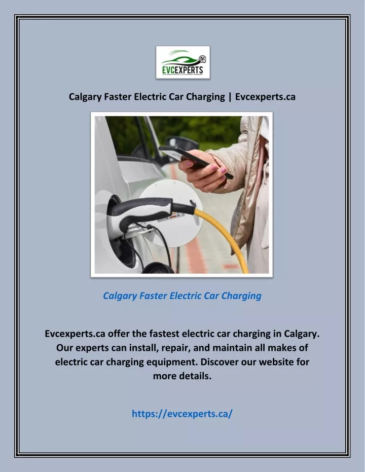 calgary faster electric car charging evcexperts ca