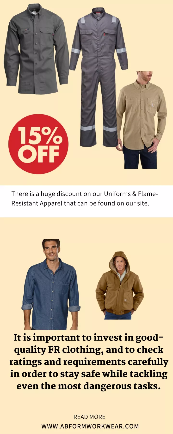 there is a huge discount on our uniforms flame