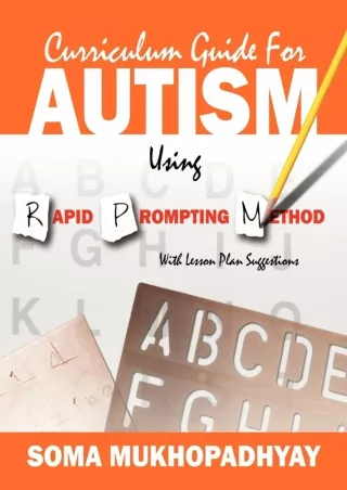 eBOOK  Curriculum Guide for Autism Using Rapid Prompting Method With