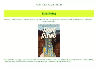 ReadOnline Rain Rising [K.I.N.D.L.E]
