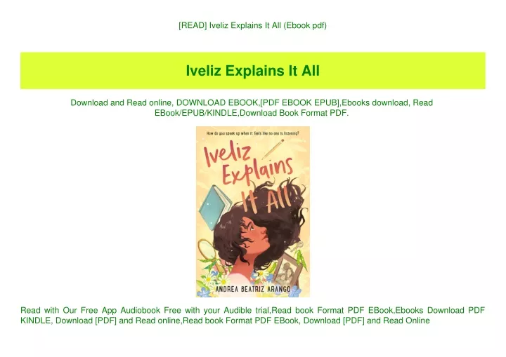 read iveliz explains it all ebook pdf