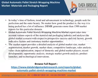 global automatic pallet stretch wrapping machine