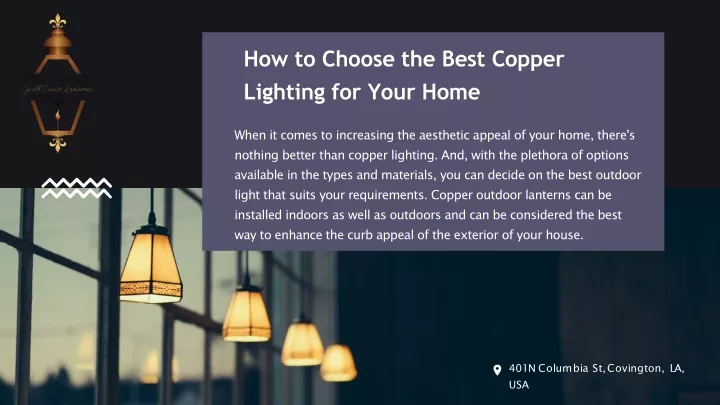 how to choose the best copper lighting for your home