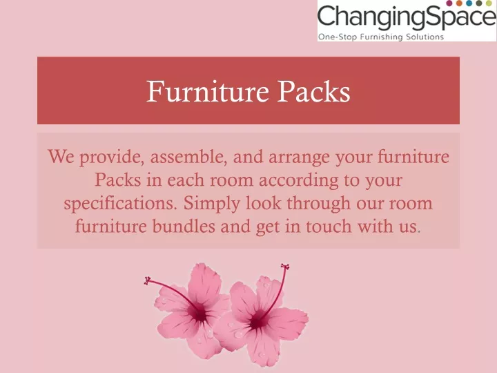 furniture packs