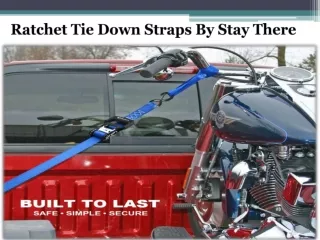 Ratchet Tie Down Straps By Stay There