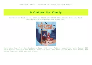 [download] [epub]^^ A Costume for Charly [PDF EPUB KINDLE]