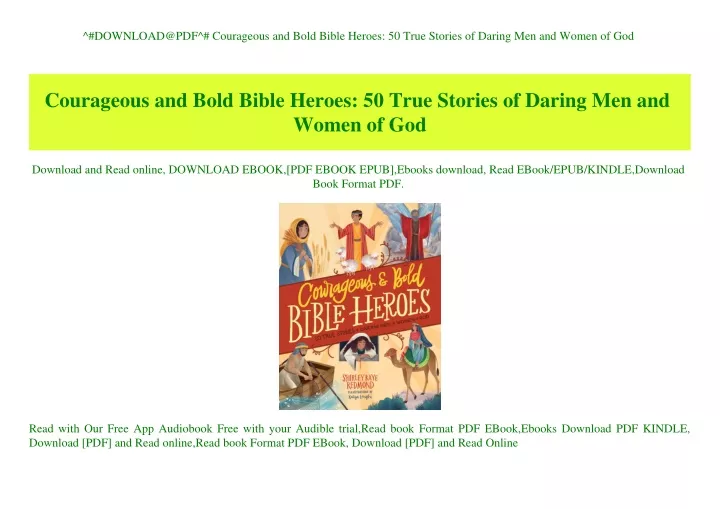 download@pdf courageous and bold bible heroes