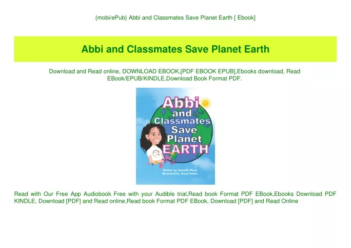 mobi epub abbi and classmates save planet earth