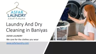 Laundry And Dry Cleaning in Baniyas