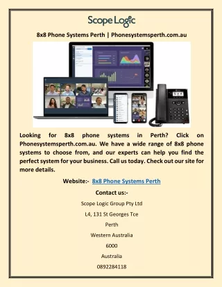 8x8 Phone Systems Perth | Phonesystemsperth.com.au