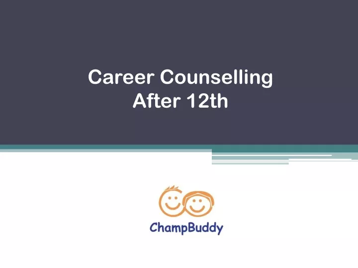 career counselling after 12th