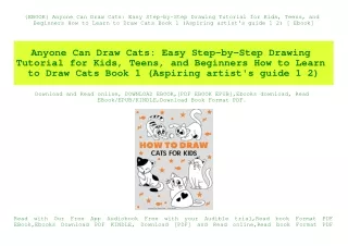 ebook anyone can draw cats easy step by step