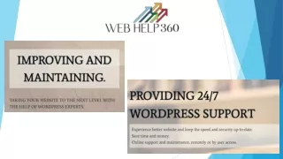 WordPress Support | WordPress customer service - Webhelp 360