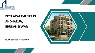 Best Apartments in Andharua, Bhubaneswar