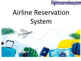 Airline Reservation System