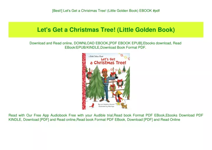 best let s get a christmas tree little golden