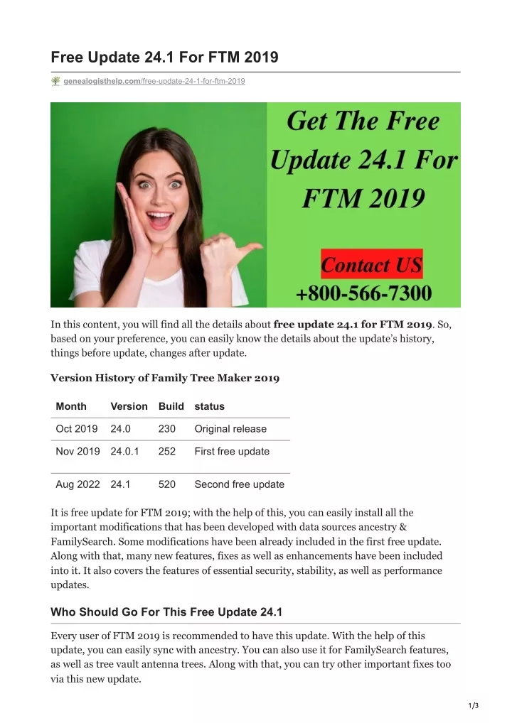 free update 24 1 for ftm 2019